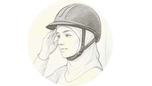 Helm + Hijab sicher kombiniert